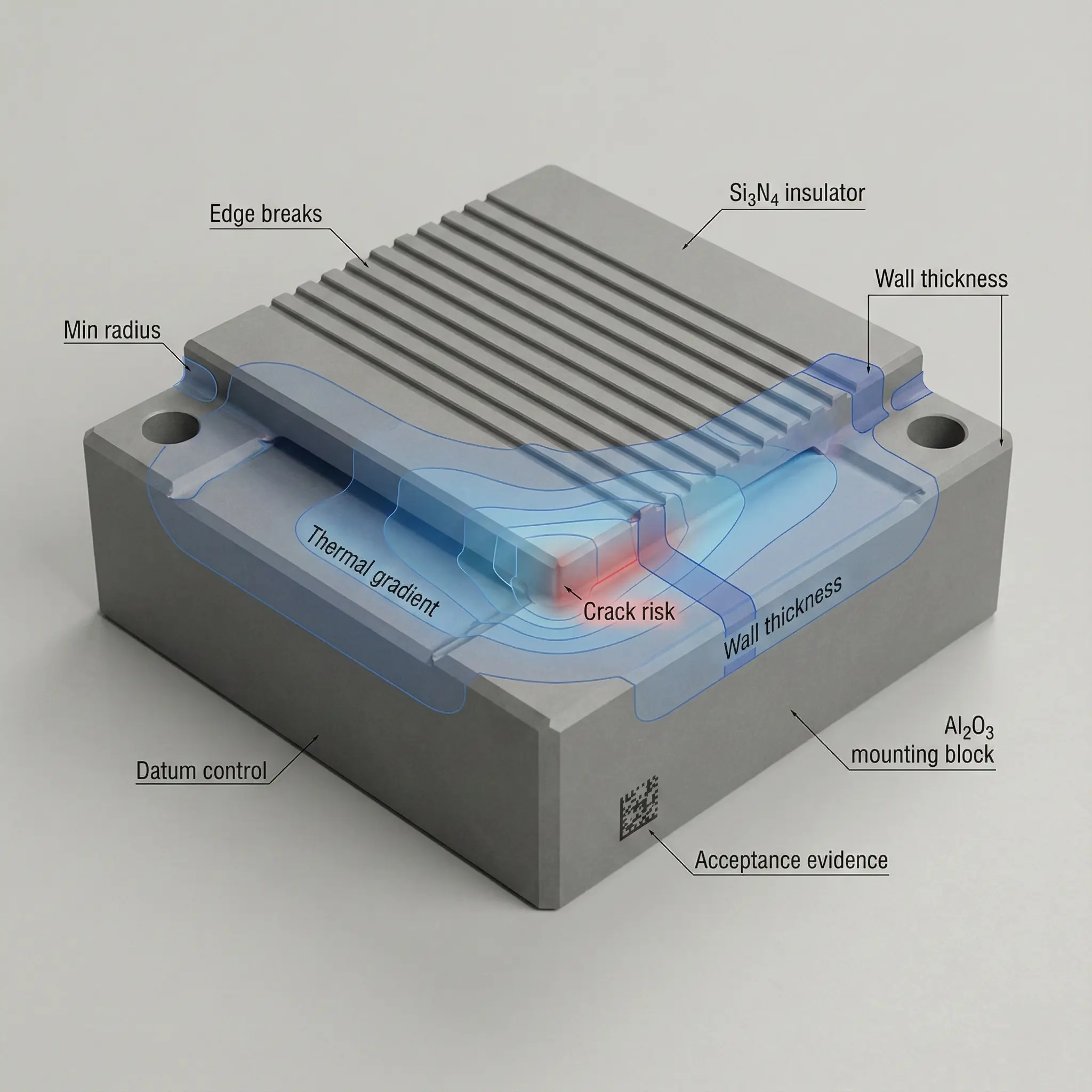 Inspection planning for precision ceramic components