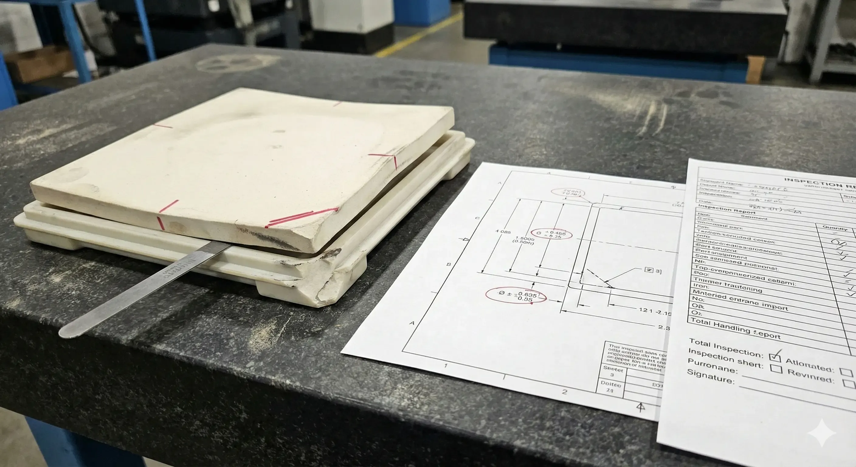 Ceramic grinding route readiness