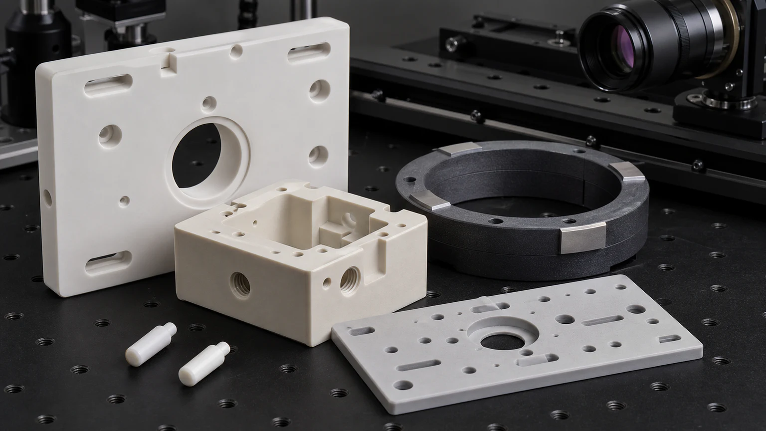 Machined Ceramic Components for Optical and Laser Equipment