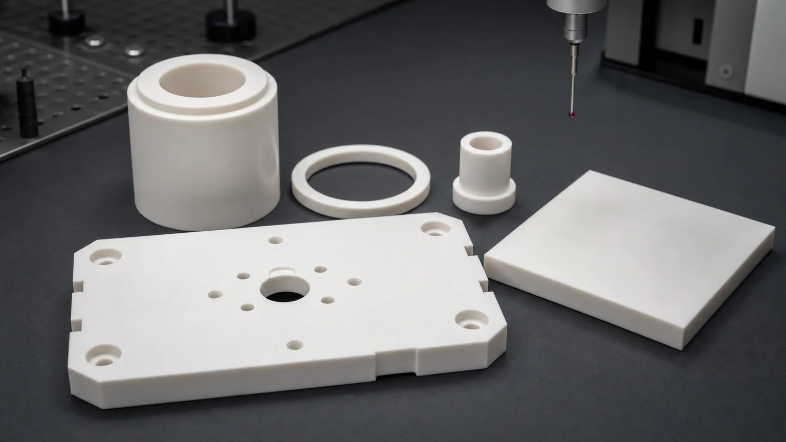 Precision Machined Alumina Ceramic Parts for Industrial Applications